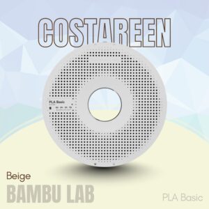 BAMBULAB Pla Basic BEIGE 3d printing Filament 1kg spool