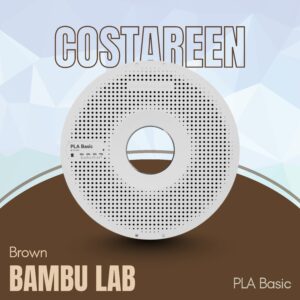 BAMBULAB Pla Basic BROWN 3d printing Filament 1kg spool
