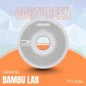 BAMBULAB Pla Basic ORANGE 3d printing Filament 1kg spool