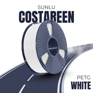 SUNLU PETG WHITE 3d printing Filament by Costareen