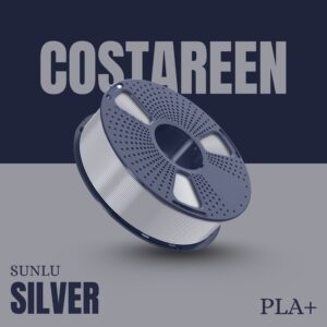 SUNLU Pla+ SILVER 1.75mm 3d printing Filament