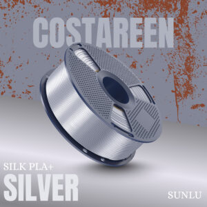 SUNLU Silk PLA+ Silver Filament Price in Bangladesh | Best Metallic Finish at Costareen