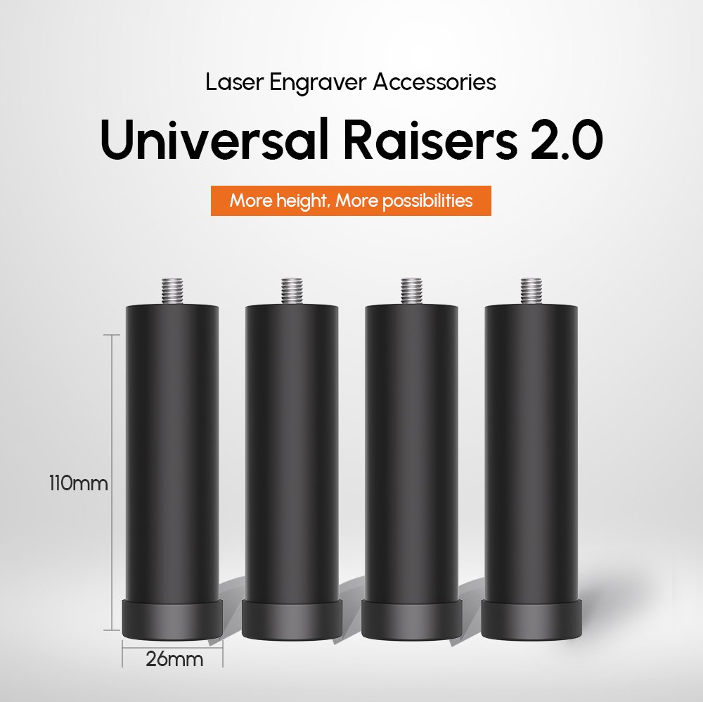 AlgoLaser Adjustable Risers ALRS2.0 (10cm) - view 1 AlgoLaser Adjustable Risers ALRS2.0 (10cm) - view 1
