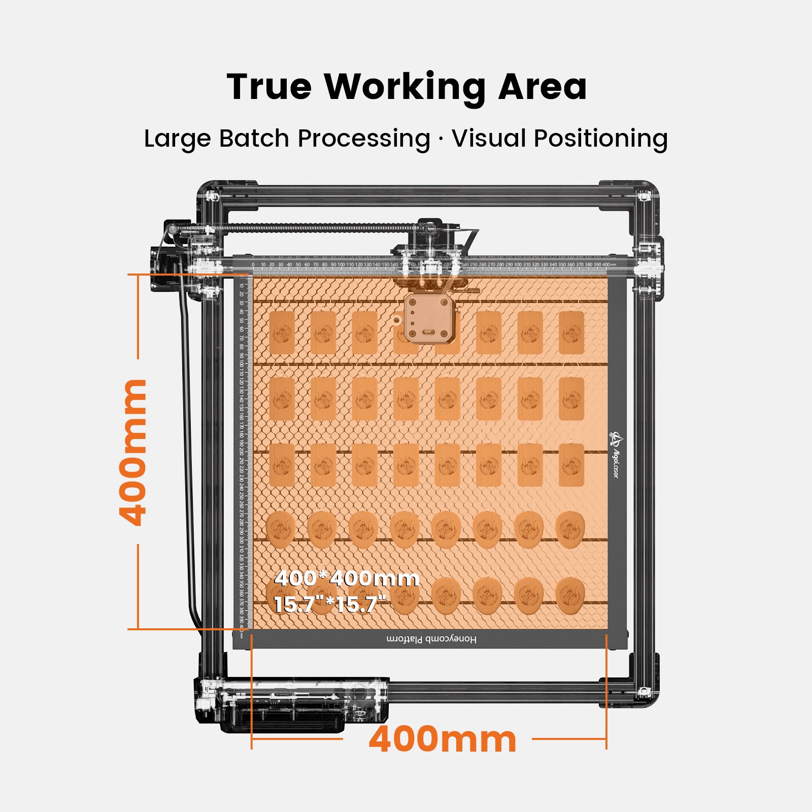 AlgoLaser DIY KIT MK3 20W Laser Engraving Machine - view 2 AlgoLaser DIY KIT MK3 20W Laser Engraving Machine - view 2