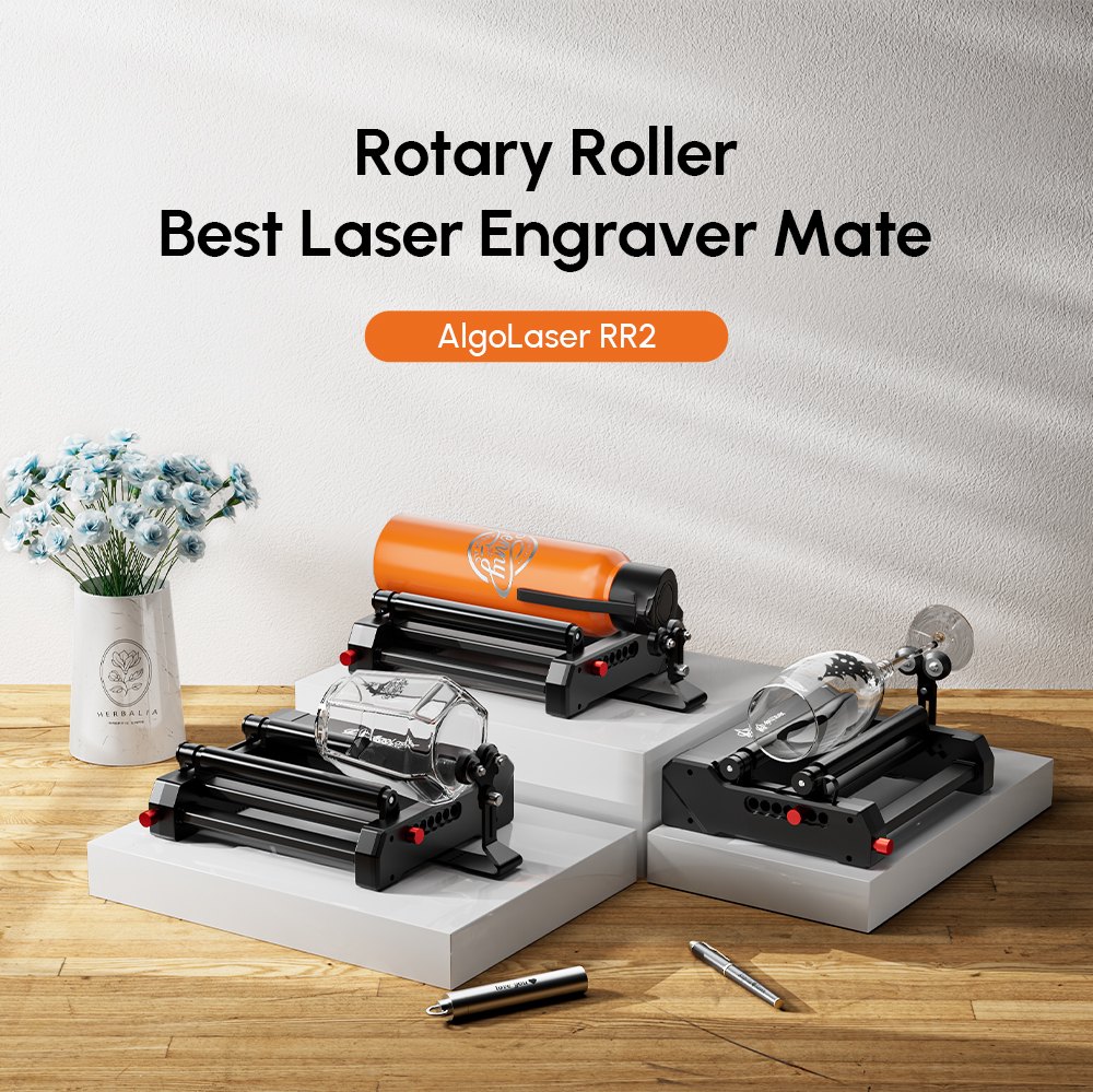 AlgoLaser Rotary Roller RR2 (Pre-Assembled) - view 1 AlgoLaser Rotary Roller RR2 (Pre-Assembled) - view 1